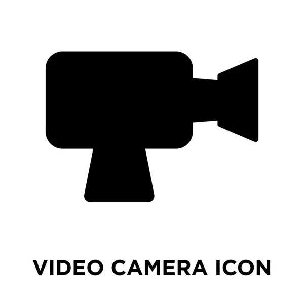 Vecteur Icône Caméra Vidéo Isolé Sur Fond Blanc Concept Logo — Image vectorielle