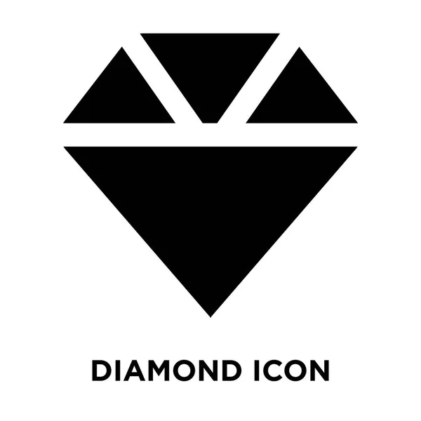 Diamant Symbol Vektor Isoliert Auf Weißem Hintergrund Logo Konzept Von — Stockvektor