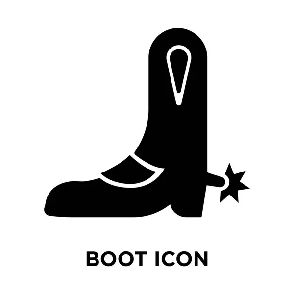 Boot Icône Vecteur Isolé Sur Fond Blanc Concept Logo Boot — Image vectorielle