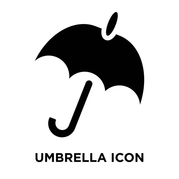 Зонтик Иконка Вектор Изолирован Белом Фоне Логотип Концепции Знак Зонтик — стоковый вектор