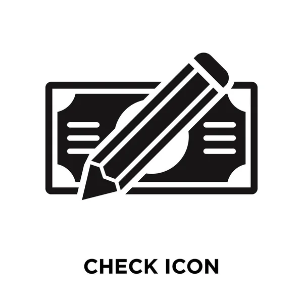 Vector Icono Verificación Aislado Sobre Fondo Blanco Concepto Logotipo Signo — Vector de stock
