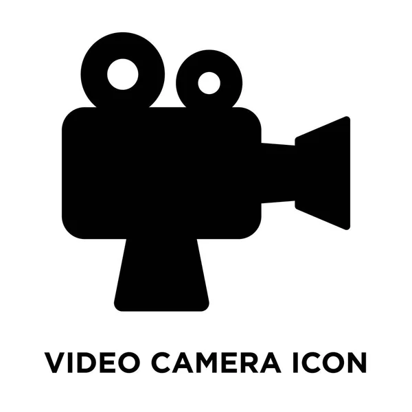 Vecteur Icône Caméra Vidéo Isolé Sur Fond Blanc Concept Logo — Image vectorielle