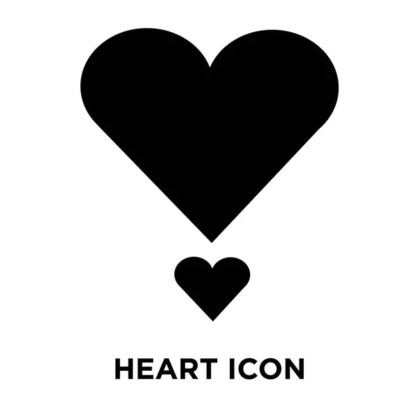 Vektorové Ikony Srdce Izolovaných Bílém Pozadí Logo Pojmu Srdce Nápis — Stockový vektor