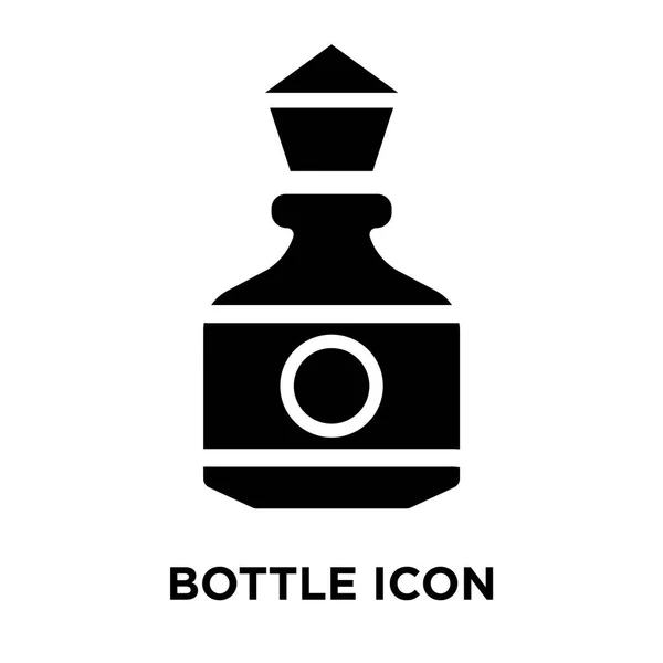 Bottle Icon Vector Isolated White Background Logo Concept Bottle Sign — Stock Vector