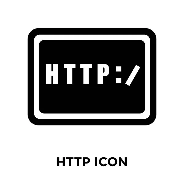 Http Ikonen Vektor Isolerad Vit Bakgrund Logotypen Begreppet Http Logga — Stock vektor
