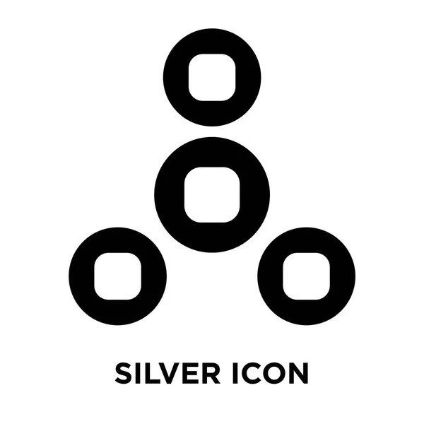 Vecteur Icône Argent Isolé Sur Fond Blanc Concept Logo Signe — Image vectorielle