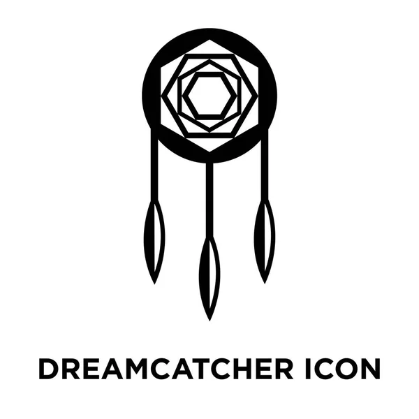 Dreamcatcher Vector Icono Aislado Sobre Fondo Blanco Concepto Logotipo Dreamcatcher — Vector de stock