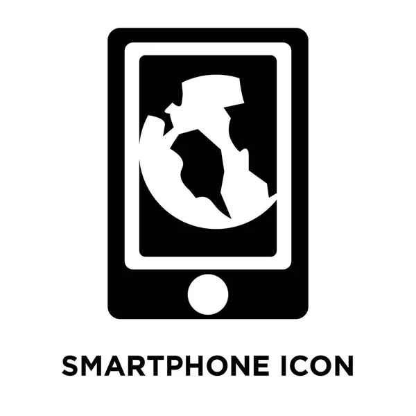 Smartphone Icono Vector Aislado Sobre Fondo Blanco Concepto Logotipo Smartphone — Vector de stock