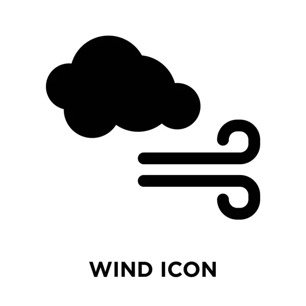 Wind Icon Vector Isolated White Background Logo Concept Wind Sign — Stock Vector