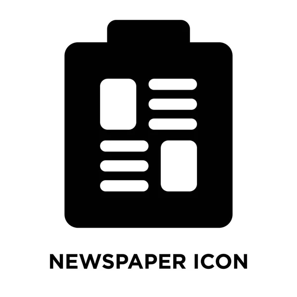 Vektorové Ikony Noviny Izolovaných Bílém Pozadí Logo Pojmu Noviny Nápis — Stockový vektor