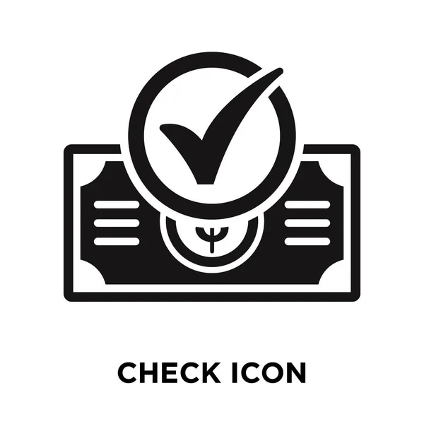 Vector Icono Verificación Aislado Sobre Fondo Blanco Concepto Logotipo Signo — Vector de stock