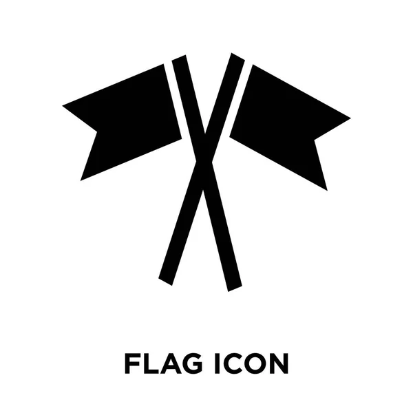 Icono Bandera Vector Aislado Sobre Fondo Blanco Concepto Logotipo Del — Vector de stock