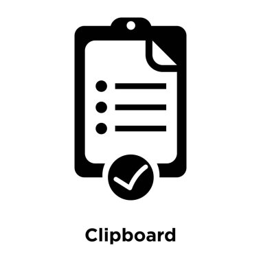 Beyaz arka plan, logo şeffaf arka plan, pano işareti kavramı üzerinde izole Pano simge vektör siyah sembol dolu