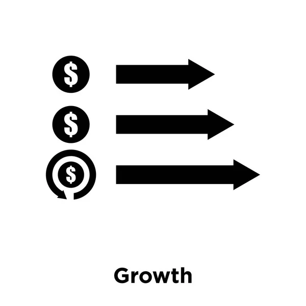 Wachstumsikone Vektor Isoliert Auf Weißem Hintergrund Logo Konzept Des Wachstums — Stockvektor
