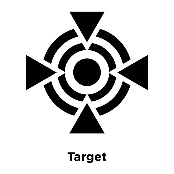 Icono Destino Vector Aislado Sobre Fondo Blanco Concepto Logotipo Target — Vector de stock