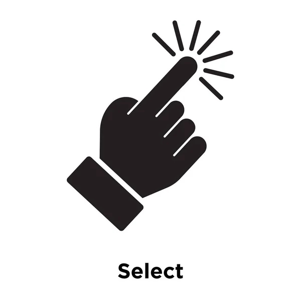 Selecteer Pictogram Vector Geïsoleerd Een Witte Achtergrond Logo Concept Van — Stockvector