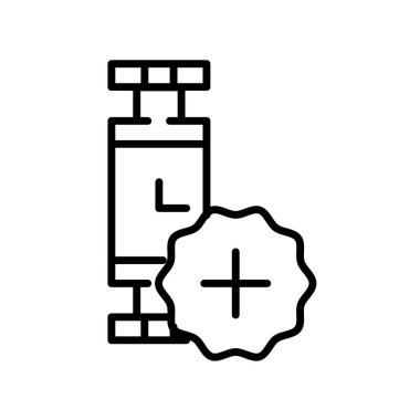 Beyaz arka plan üzerinde Smartwatch izole Smartwatch simge vektör 