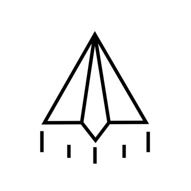 Beyaz arka plan üzerinde ileti şeffaf işareti izole ileti simge vektör