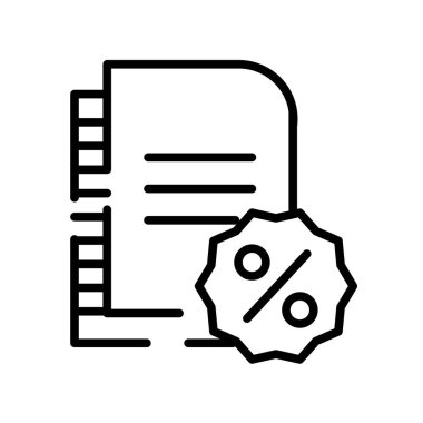 Beyaz arka plan üzerinde izole simge vektör vergi, vergi işareti, sy hat