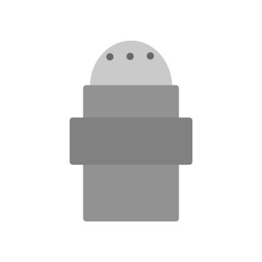 Beyaz arka plan üzerinde tuz işareti izole tuz simge vektör