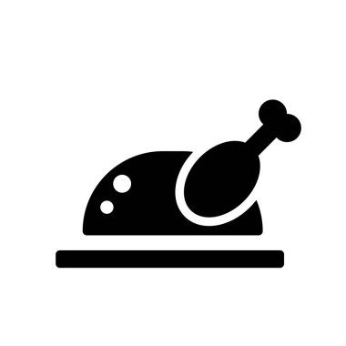 Akşam yemeği simge vektör beyaz arka plan, akşam yemeği şeffaf işareti, gıda izole sembolleri