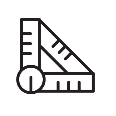 Beyaz arka plan üzerinde izole kare simge vektör ayarla, kare ayarla 