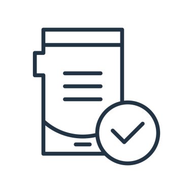 Beyaz arka plan üzerinde Smartphone izole Smartphone simge vektör 