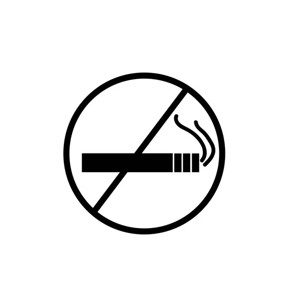 Smoking Icon Vector Isolated White Background Smoking Transparent Sign — Stock Vector