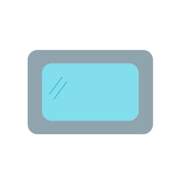 Beyaz arka plan üzerinde hijyenik şeffaf işareti izole hijyenik simge vektör