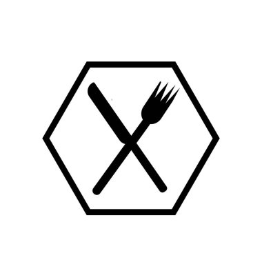 Restoran sinyal simge vektör, beyaz arka plan üzerinde izole Restoran sinyal şeffaf işareti