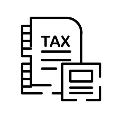 Beyaz arka plan üzerinde izole simge vektör vergi, vergi işareti, sy hat