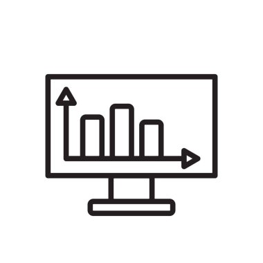 Kar kar simge vektör, beyaz arka plan üzerinde izole işareti