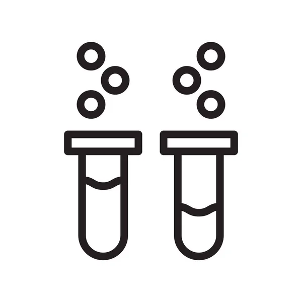 Chemie pictogram vector geïsoleerd op een witte achtergrond, chemie si — Stockvector