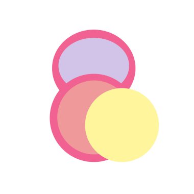 Beyaz arka plan üzerinde güzellik şeffaf işareti izole güzellik simge vektör