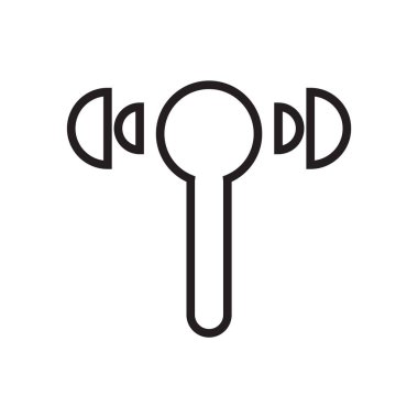 Beyaz arka plan üzerinde sinyal işareti izole sinyal simge vektör