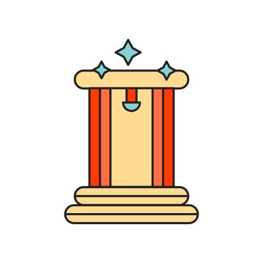 İzole Teletransportation simge vektör beyaz arka plan, Teletransportation şeffaf işareti, teknoloji sembolleri