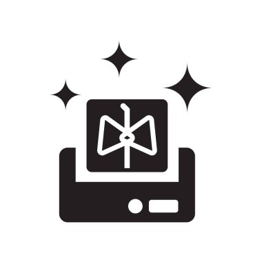 Doğum günü kartı simge vektör ikonlar beyaz arka plan, Doğum günü kartı şeffaf işareti, kutlama izole