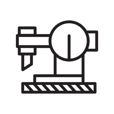 Beyaz arka plan üzerinde Fretsaw işareti izole fretsaw simge vektör ,