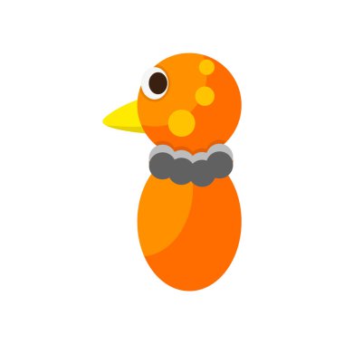 Kuş simge vektör izole beyaz arka plan, kuş şeffaf işareti, renkli semboller