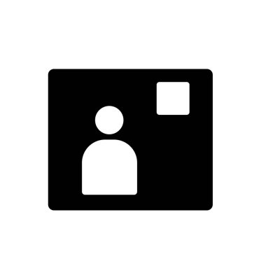 Beyaz arka plan üzerinde bekleme odası şeffaf işareti izole bekleme odası simge vektör