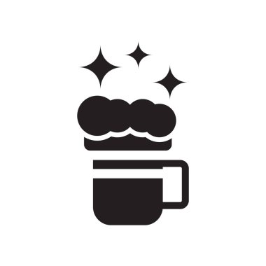 Beyaz arka plan, bira şeffaf işareti, kutlama sembollerin izole bira simge vektör