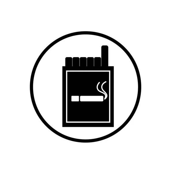 Vetor Ícone Fumar Isolado Fundo Branco Fumar Sinal Transparente — Vetor de Stock