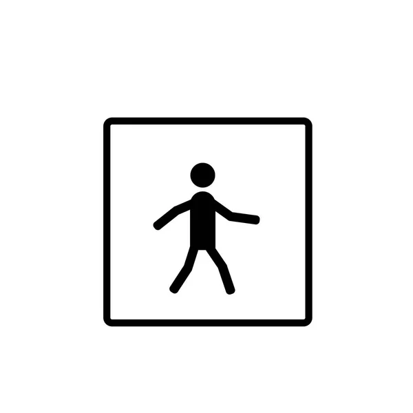 Kreuzungszone Zeichen Symbol Vektor Isoliert Auf Weißem Hintergrund Kreuzungszone Zeichen — Stockvektor