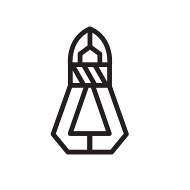 Pense simge vektör beyaz zemin üzerine pense işareti, l izole