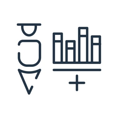 Kar kar simge vektör, beyaz arka plan üzerinde izole işareti ,