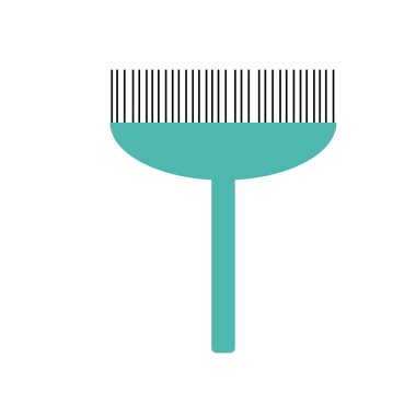 Beyaz arka plan üzerinde saç salonu şeffaf işareti izole saç salon simge vektör