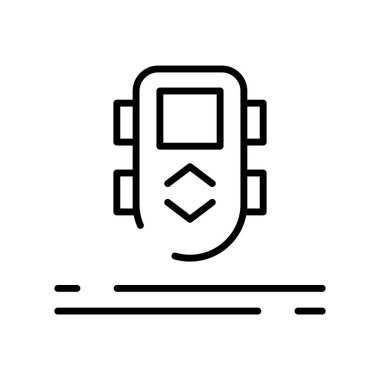 Beyaz arka plan üzerinde Gamepad işareti izole Gamepad simge vektör ,