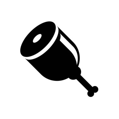 Beyaz arka plan, et şeffaf işareti, gıda sembolleri izole et simge vektör