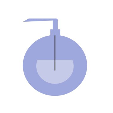 Beyaz arka plan üzerinde sprey şişe şeffaf işareti izole sprey şişe simge vektör