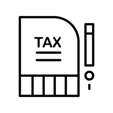 Beyaz arka plan üzerinde izole simge vektör vergi, vergi işareti, sy hat